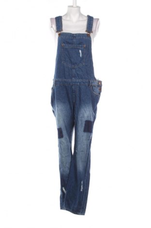 Damski długi kombinezon Janina, Rozmiar 3XL, Kolor Niebieski, Cena 47,99 zł