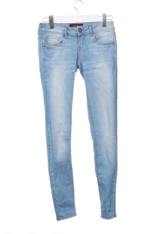 Blugi de femei Bershka, Mărime XS, Culoare Albastru, Preț 76,32 Lei