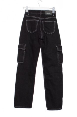 Blugi de femei Bershka, Mărime XXS, Culoare Negru, Preț 76,70 Lei