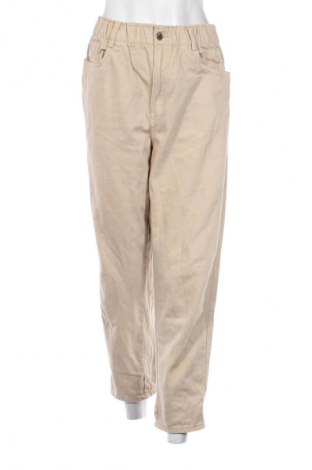 Damskie jeansy H&M, Rozmiar L, Kolor Beżowy, Cena 68,97 zł