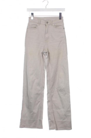 Дамски дънки H&M Divided, Размер XS, Цвят Бежов, Цена 28,88 лв.