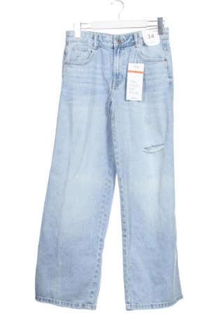 Damskie jeansy Sinsay, Rozmiar XS, Kolor Niebieski, Cena 105,75 zł