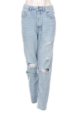 Blugi de femei Sinsay, Mărime L, Culoare Albastru, Preț 76,00 Lei