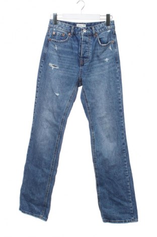 Blugi de femei Stradivarius, Mărime XS, Culoare Albastru, Preț 143,00 Lei