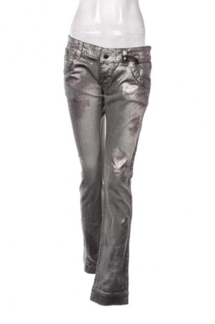 Damskie jeansy Unbranded, Rozmiar L, Kolor Szary, Cena 66,99 zł