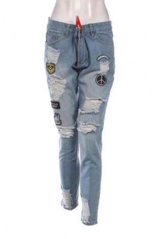 Дамски дънки Unbranded, Размер L, Цвят Син, Цена 46,00 лв.