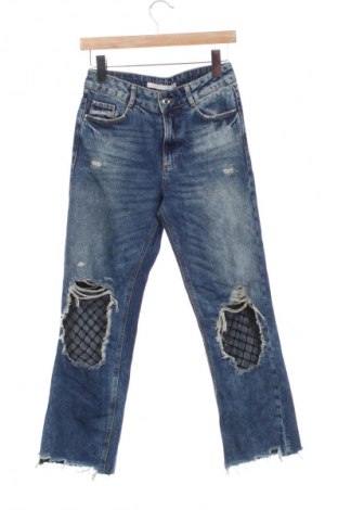 Дамски дънки Zara, Размер XS, Цвят Син, Цена 15,33 €