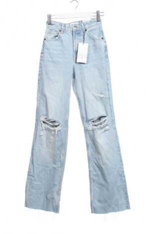Dámske džínsy  Zara, Veľkosť XXS, Farba Modrá, Cena  17,95 €