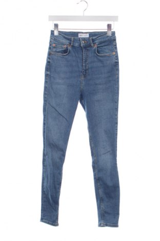 Blugi de femei Zara, Mărime XS, Culoare Albastru, Preț 72,03 Lei