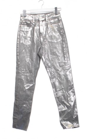Blugi de femei Zara, Mărime XS, Culoare Argintiu, Preț 72,99 Lei