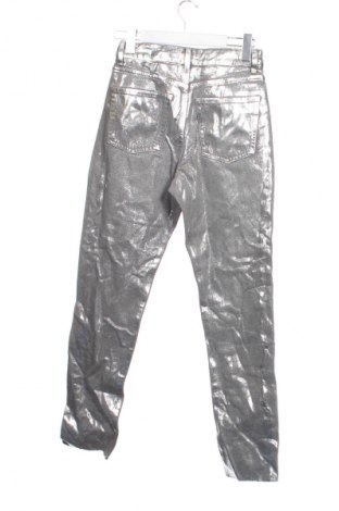Blugi de femei Zara, Mărime XS, Culoare Argintiu, Preț 72,99 Lei