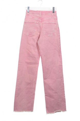 Damskie jeansy Zara, Rozmiar XXS, Kolor Różowy, Cena 73,99 zł