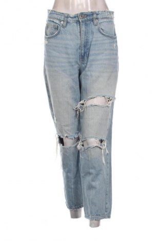 Дамски дънки Zara, Размер M, Цвят Син, Цена 28,99 лв.