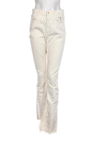 Дамски дънки Zara, Размер M, Цвят Бежов, Цена 27,00 лв.