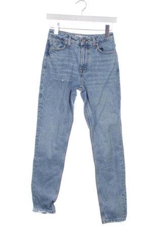 Дамски дънки Zara, Размер XS, Цвят Син, Цена 26,98 лв.