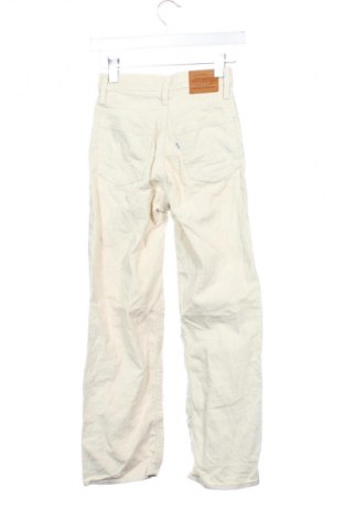 Γυναικείο κοτλέ παντελόνι Levi's, Μέγεθος XXS, Χρώμα Εκρού, Τιμή 20,99 €