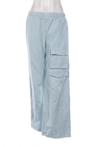 Γυναικείο κοτλέ παντελόνι Missguided, Μέγεθος S, Χρώμα Μπλέ, Τιμή 15,00 €