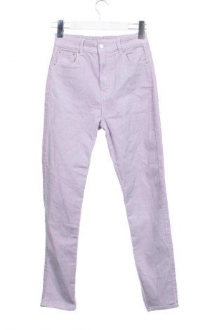 Γυναικείο κοτλέ παντελόνι Pull&Bear, Μέγεθος XS, Χρώμα Βιολετί, Τιμή 14,83 €