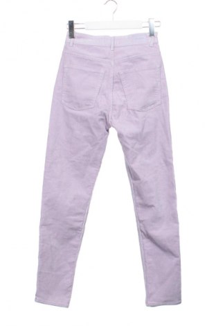 Γυναικείο κοτλέ παντελόνι Pull&Bear, Μέγεθος XS, Χρώμα Βιολετί, Τιμή 14,83 €
