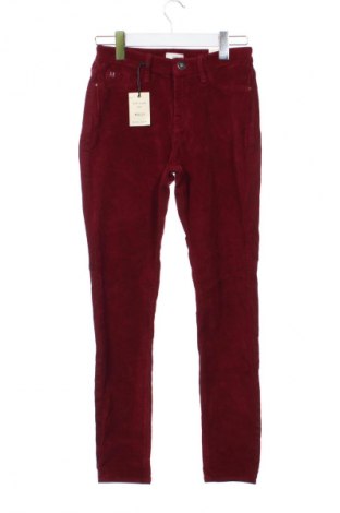 Dámské manšestráky  River Island, Velikost XS, Barva Červená, Cena  319,00 Kč