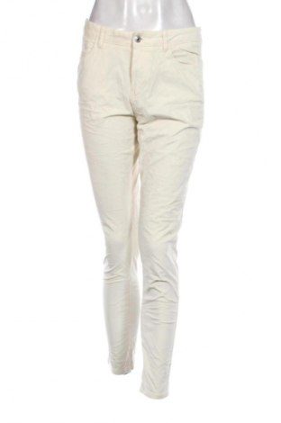 Pantaloni de velvet de femei United Colors Of Benetton, Mărime M, Culoare Ecru, Preț 55,99 Lei