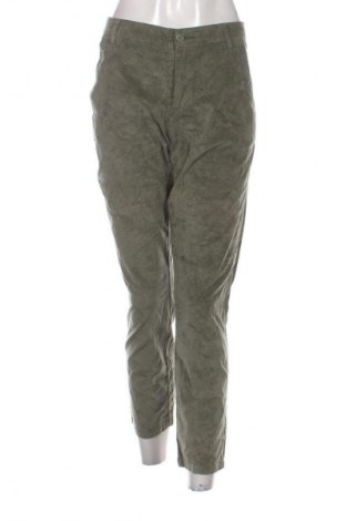 Pantaloni de velvet de femei United Colors Of Benetton, Mărime L, Culoare Verde, Preț 81,99 Lei