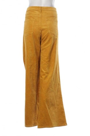 Pantaloni de velvet de femei Yessica, Mărime XXL, Culoare Galben, Preț 59,99 Lei
