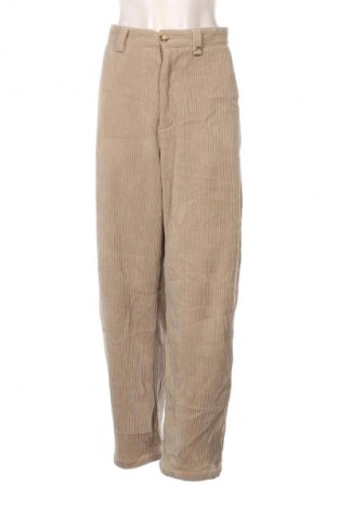 Damskie sztruksy Zara, Rozmiar L, Kolor Beżowy, Cena 72,99 zł