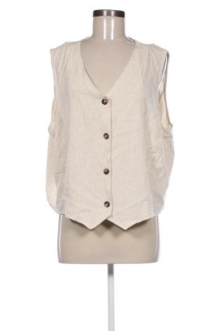 Γυναικείο γιλέκο SHEIN, Μέγεθος 3XL, Χρώμα Εκρού, Τιμή 19,96 €