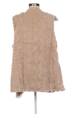 Дамски елек Unbranded, Размер XXL, Цвят Бежов, Цена 27,99 лв.
