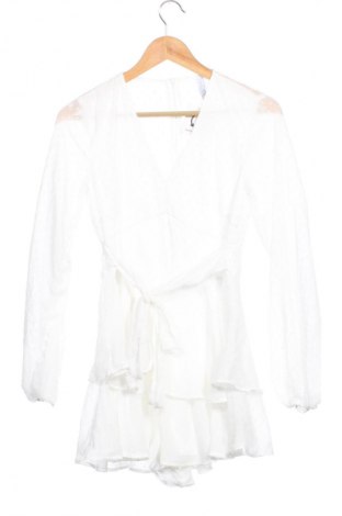 Salopetă scurtă de damă Amisu, Mărime S, Culoare Alb, Preț 72,99 Lei