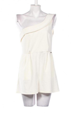 Damski krótki kombinezon BSB Jeans, Rozmiar L, Kolor ecru, Cena 112,36 zł