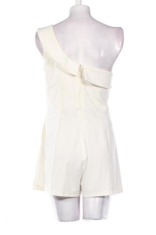Damski krótki kombinezon BSB Jeans, Rozmiar L, Kolor ecru, Cena 112,36 zł