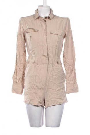 Kurzer Damenoverall H&M, Größe S, Farbe Beige, Preis € 10,99