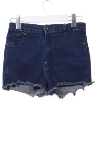 Дамски къс панталон Bershka, Размер XS, Цвят Син, Цена 19,00 лв.