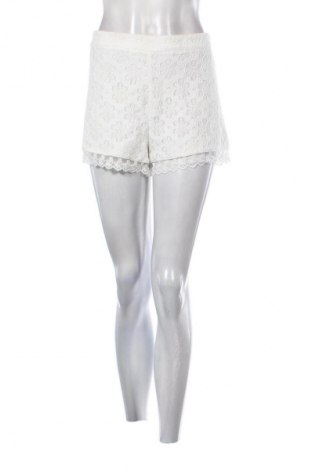 Pantaloni scurți de femei Lindex, Mărime L, Culoare Alb, Preț 50,37 Lei