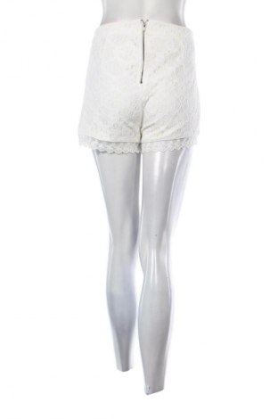 Pantaloni scurți de femei Lindex, Mărime L, Culoare Alb, Preț 50,37 Lei