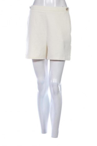 Pantaloni scurți de femei Sinsay, Mărime M, Culoare Ecru, Preț 50,00 Lei
