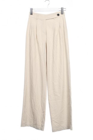 Damenhose Bershka, Größe XS, Farbe Ecru, Preis 9,99 €