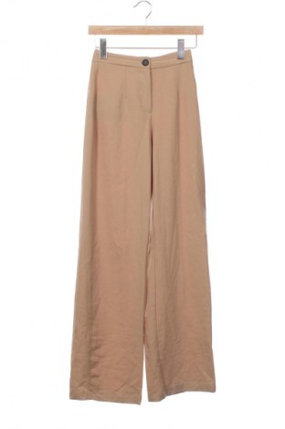 Pantaloni de femei Bershka, Mărime XXS, Culoare Bej, Preț 47,99 Lei