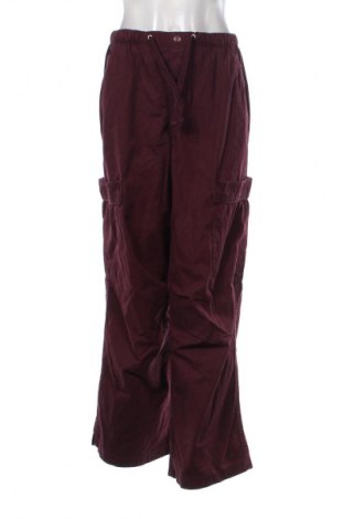 Дамски панталон Bershka, Размер S, Цвят Червен, Цена 28,99 лв.