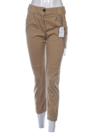 Damenhose Bershka, Größe S, Farbe Beige, Preis € 16,82