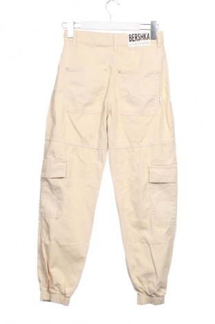 Damenhose Bershka, Größe XS, Farbe Beige, Preis 14,83 €