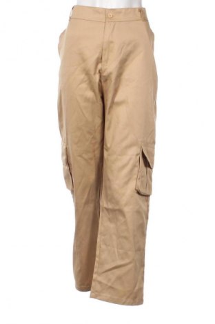 Damskie spodnie Boohoo, Rozmiar XL, Kolor Beżowy, Cena 124,48 zł