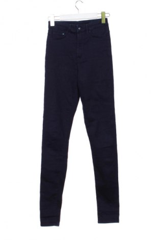 Pantaloni de femei H&M, Mărime XXS, Culoare Albastru, Preț 76,70 Lei