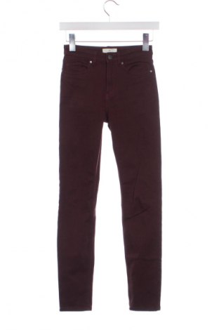 Dámské kalhoty  H&M, Velikost XXS, Barva Červená, Cena  367,00 Kč