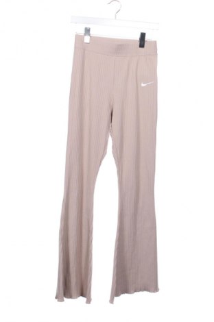 Дамски панталон Nike, Размер XS, Цвят Бежов, Цена 62,00 лв.