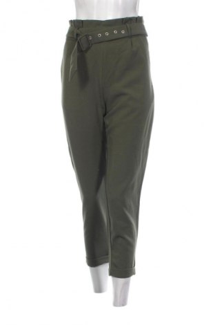 Pantaloni de femei Pull&Bear, Mărime M, Culoare Verde, Preț 62,99 Lei
