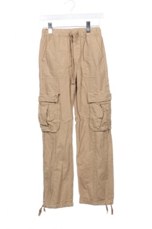 Дамски панталон Pull&Bear, Размер XS, Цвят Кафяв, Цена 29,15 лв.