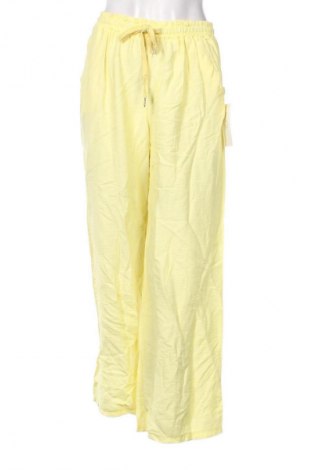 Дамски панталон Unbranded, Размер M, Цвят Жълт, Цена 46,92 лв.